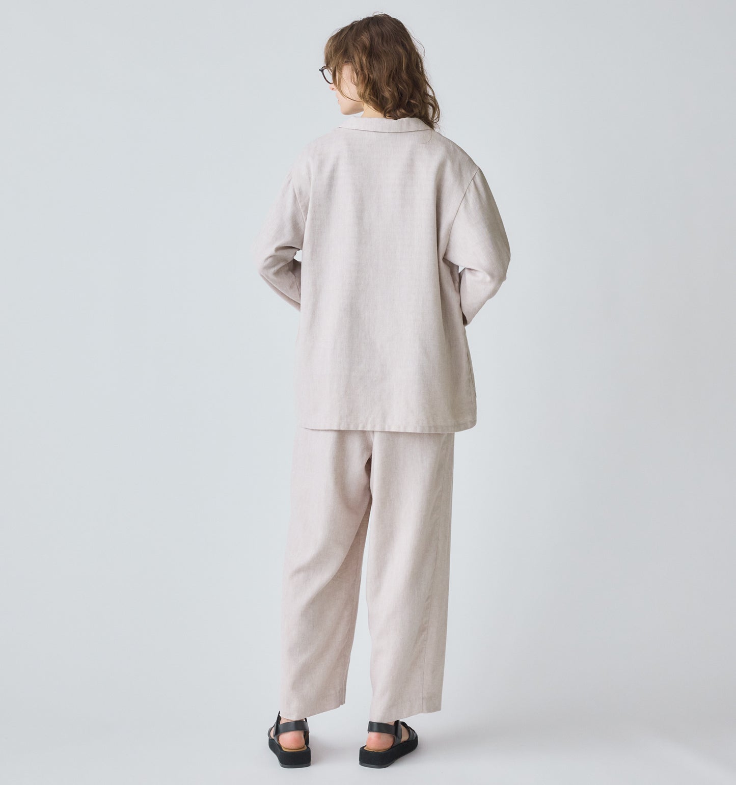 【A】NORTHERN LINEN shirt jacket