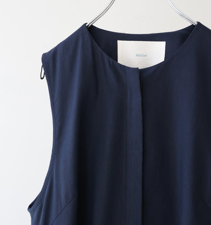 【A】crew neck gilet one piece