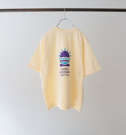 【A】hamburger print T shirt