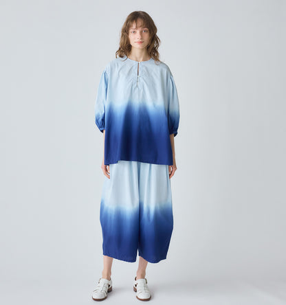 【A】gradation tuck easy pants