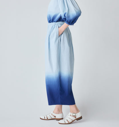 【A】gradation tuck easy pants