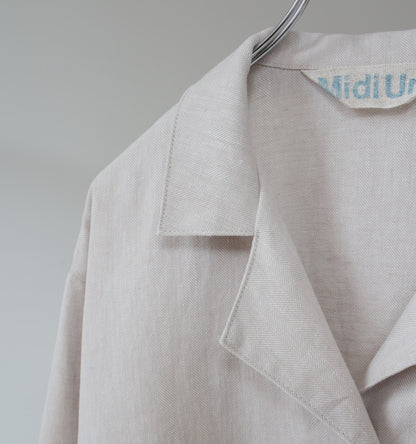 【A】NORTHERN LINEN shirt jacket