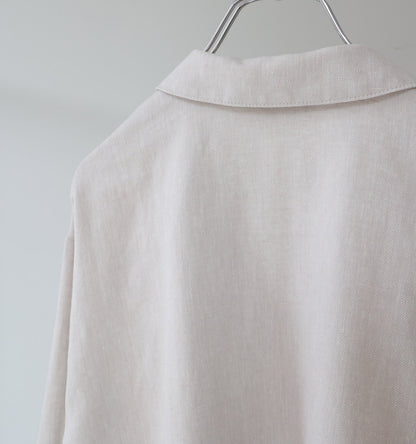 【A】NORTHERN LINEN shirt jacket