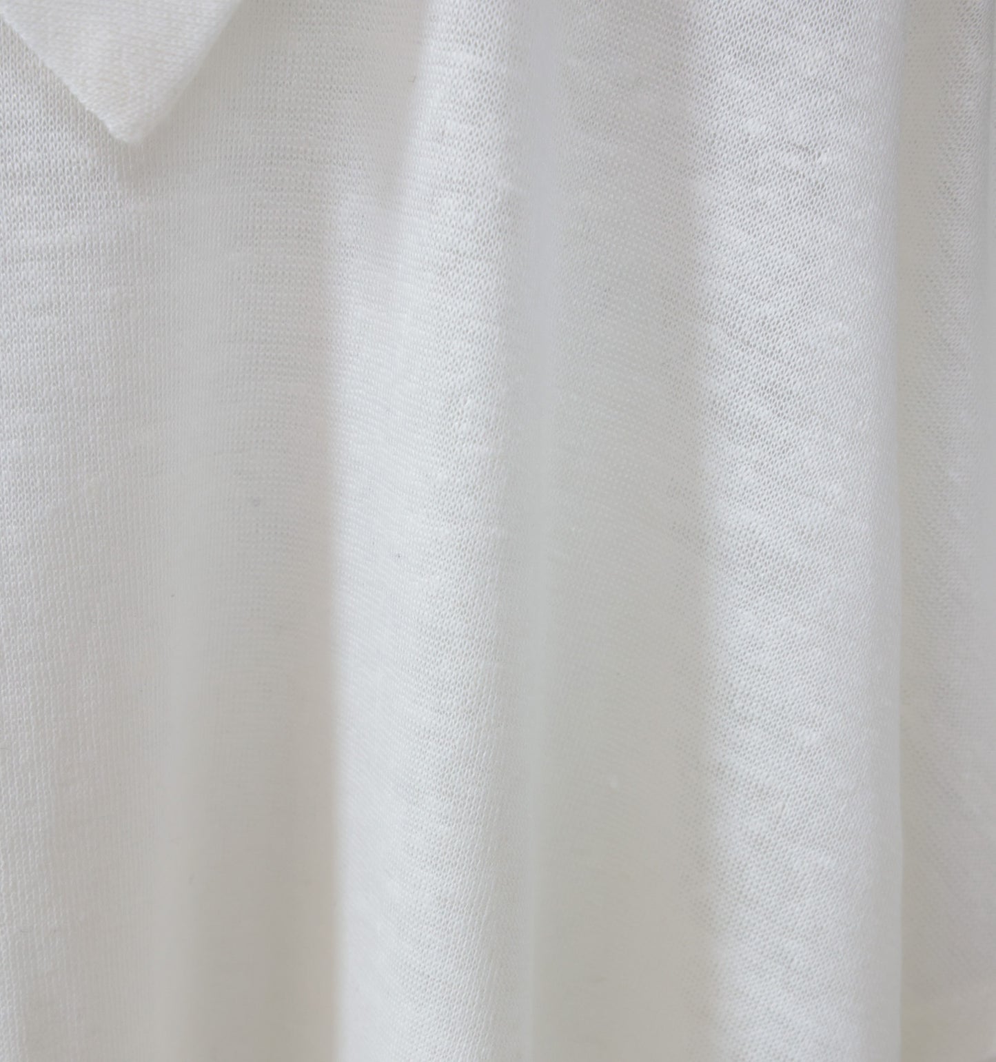 【A】linen with collar pullover