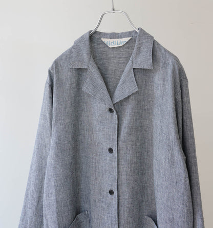 【A】NORTHERN LINEN shirt jacket