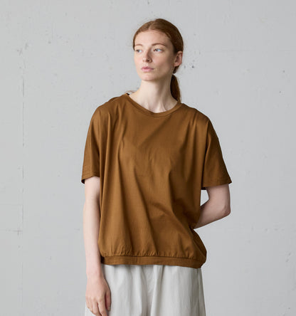 【A】gathered dolman sleeve pullover