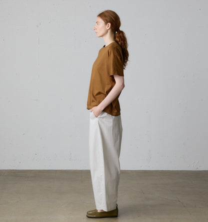 【A】gathered dolman sleeve pullover
