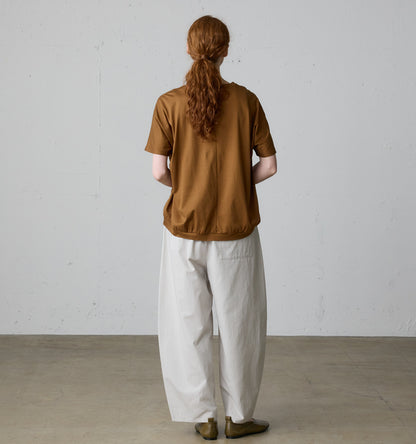 【A】gathered dolman sleeve pullover