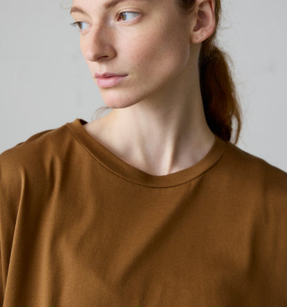 【A】gathered dolman sleeve pullover