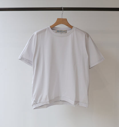 【A】gathered dolman sleeve pullover