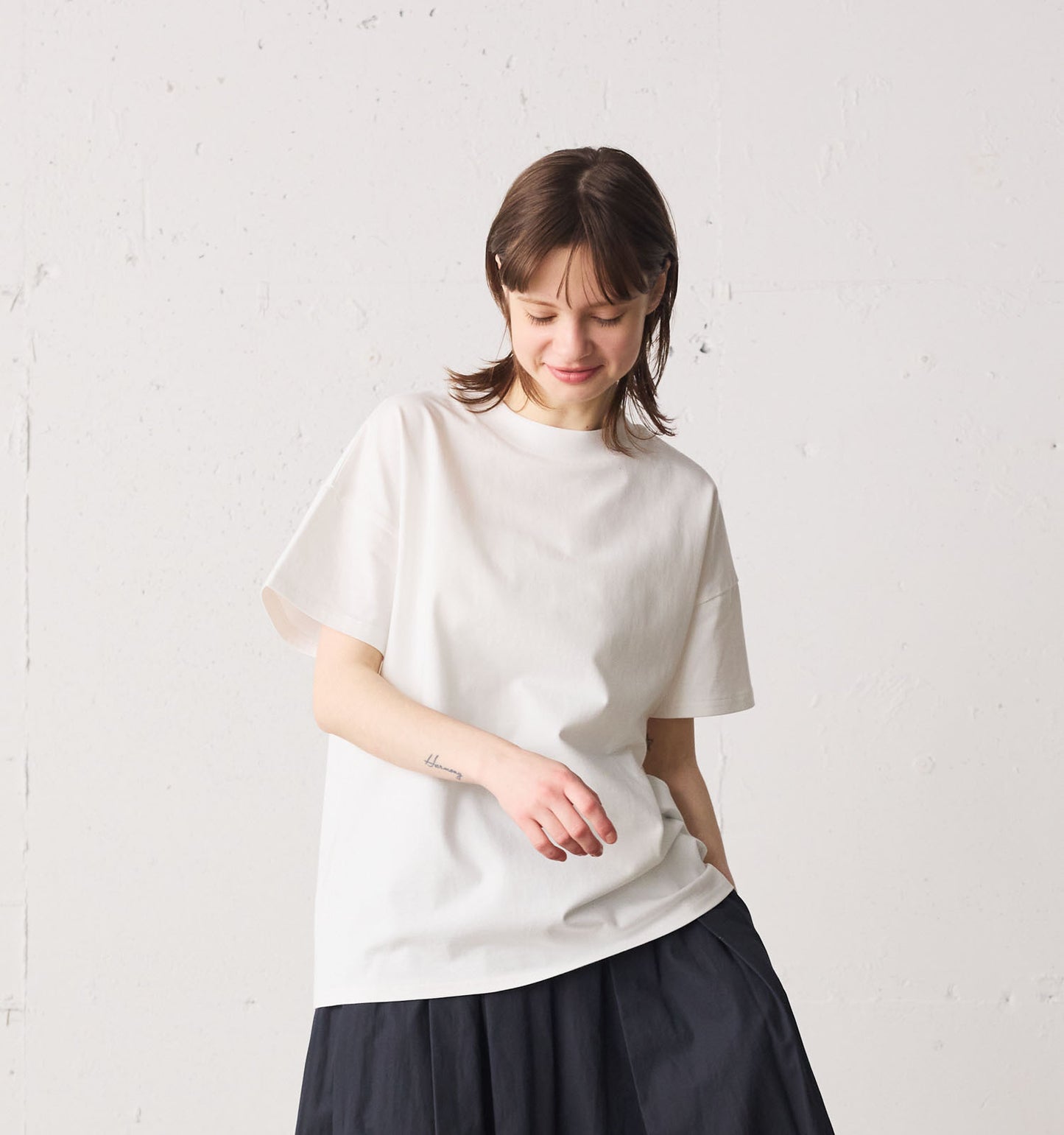 【A】packed half sleeve T-shirt