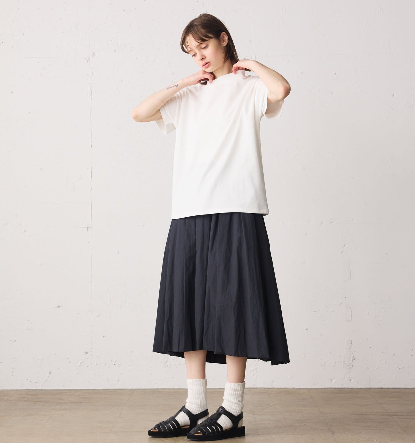 【A】packed half sleeve T-shirt
