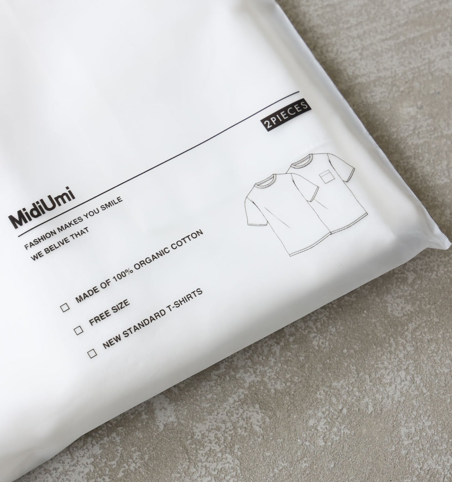 【A】packed half sleeve T-shirt