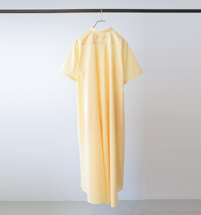 【A】half sleeve A line shirt one piece