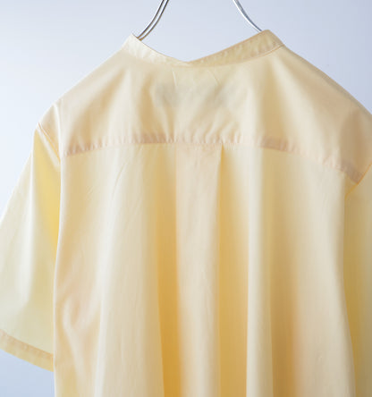 【A】half sleeve A line shirt one piece
