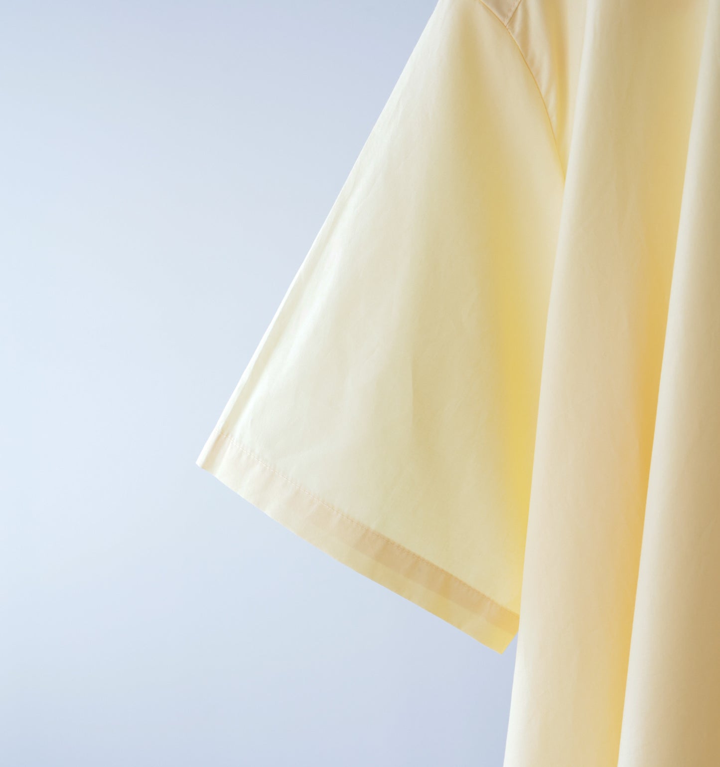 【A】half sleeve A line shirt one piece