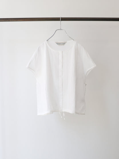 pin tuck N/S shirt
