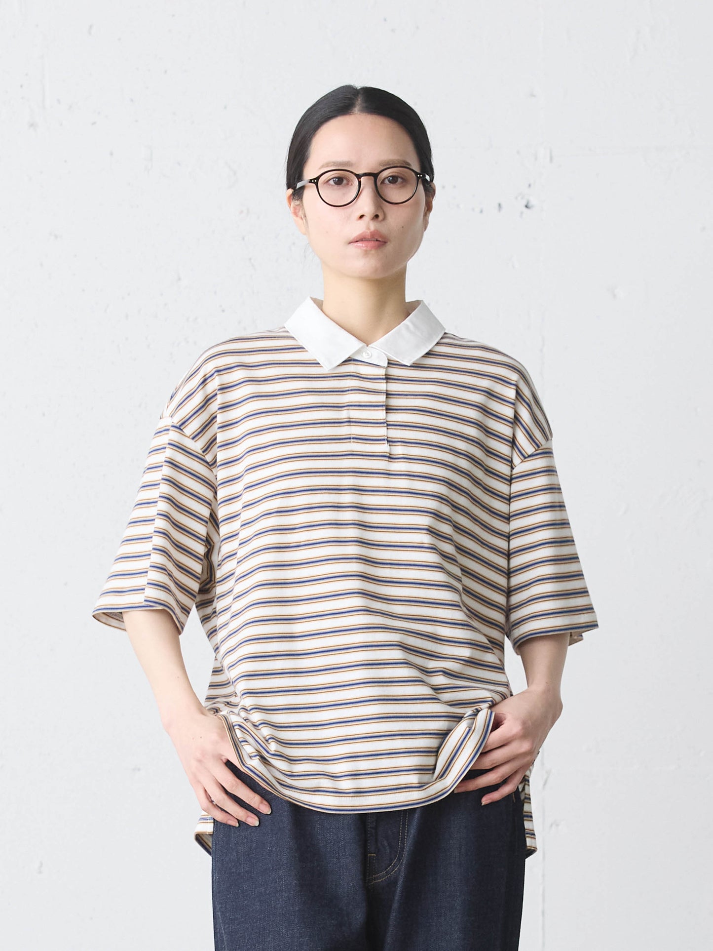 wide BD polo pullover