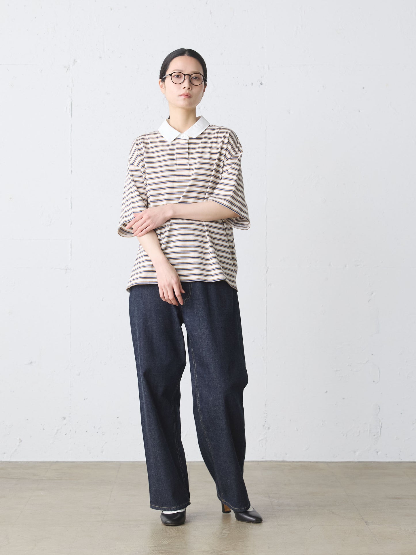 wide BD polo pullover