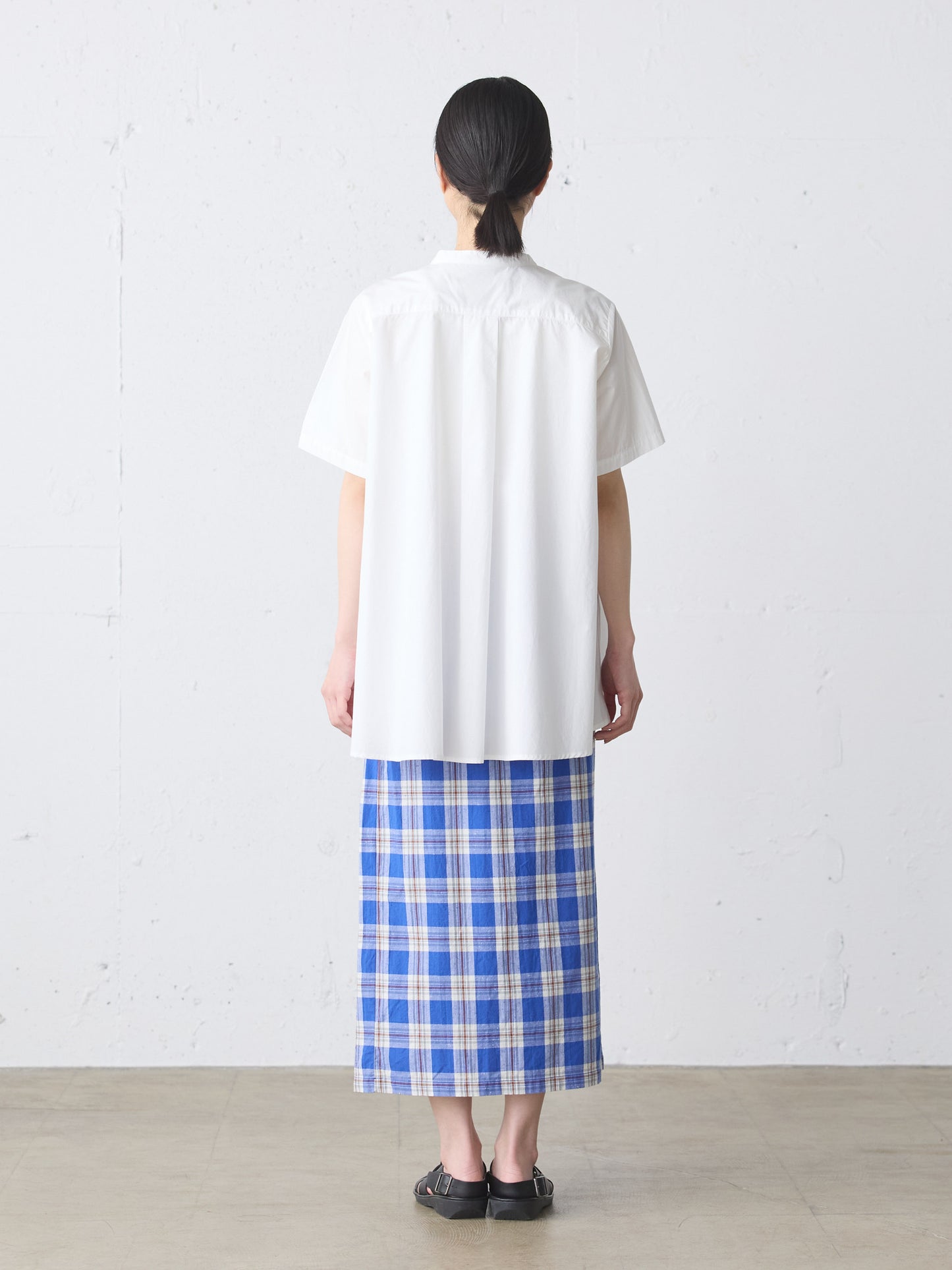 half slv A line shirt