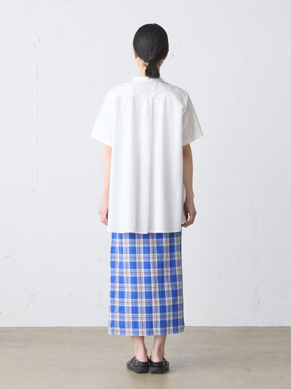 half slv A line shirt