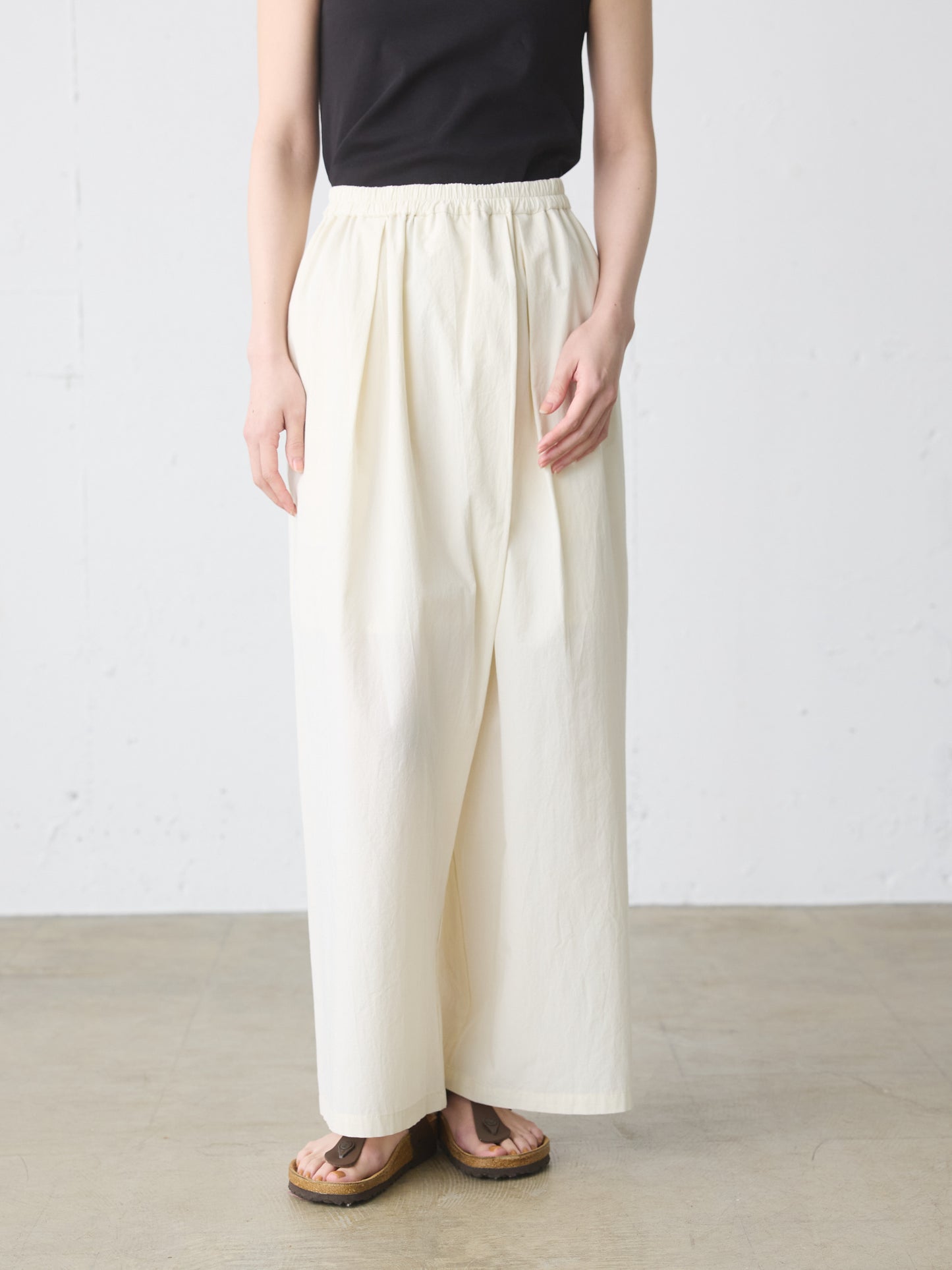 wrap wide pants