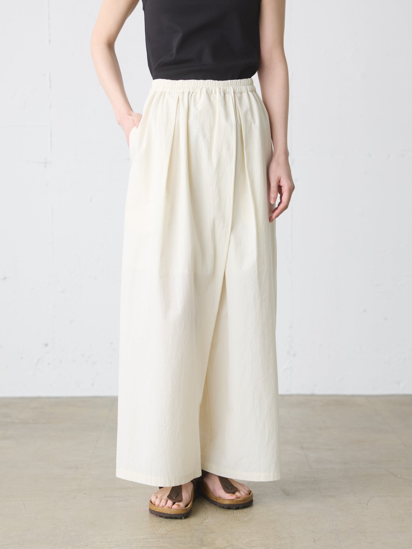 wrap wide pants