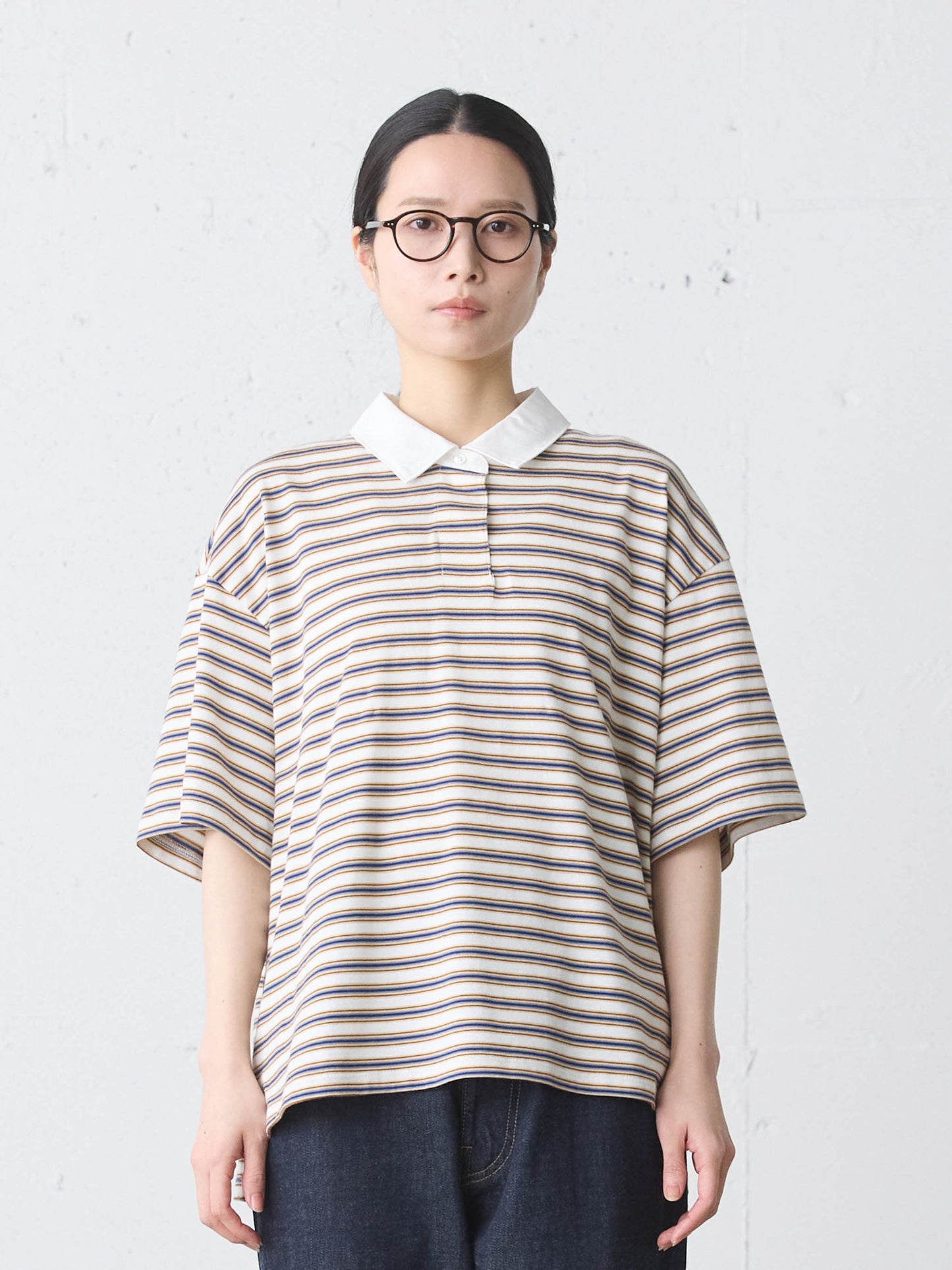 wide BD polo pullover