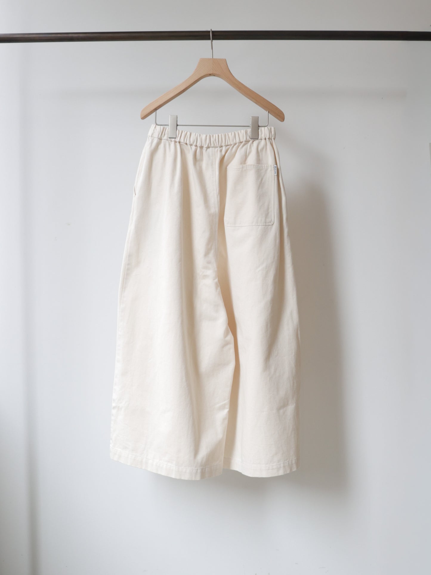 light wide tuck denim
