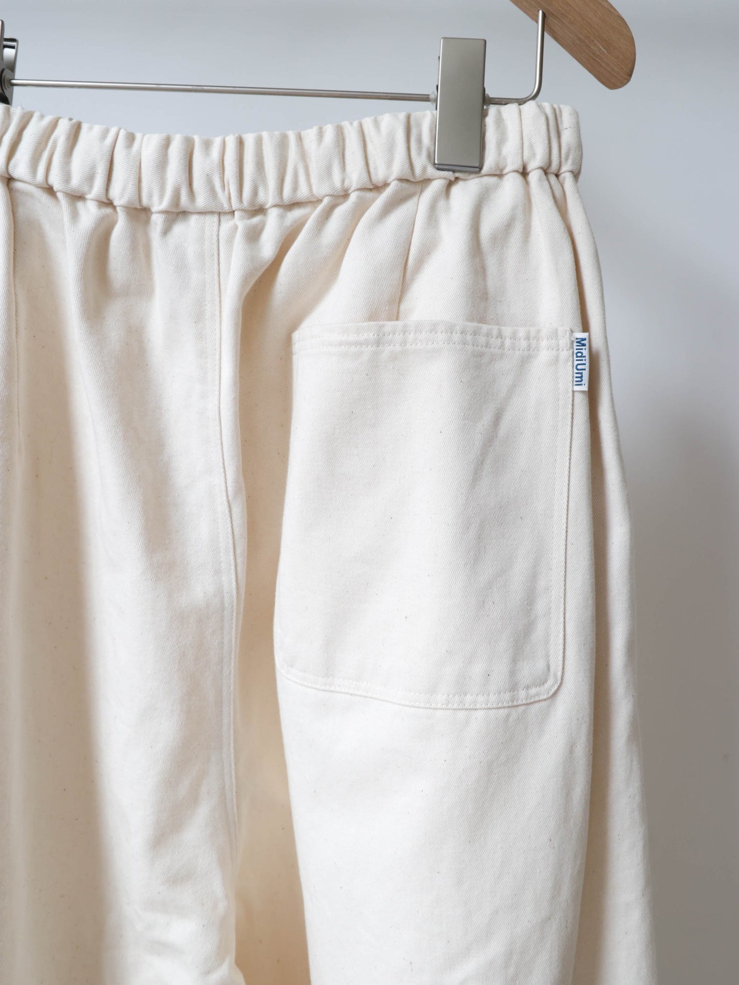 light wide tuck denim