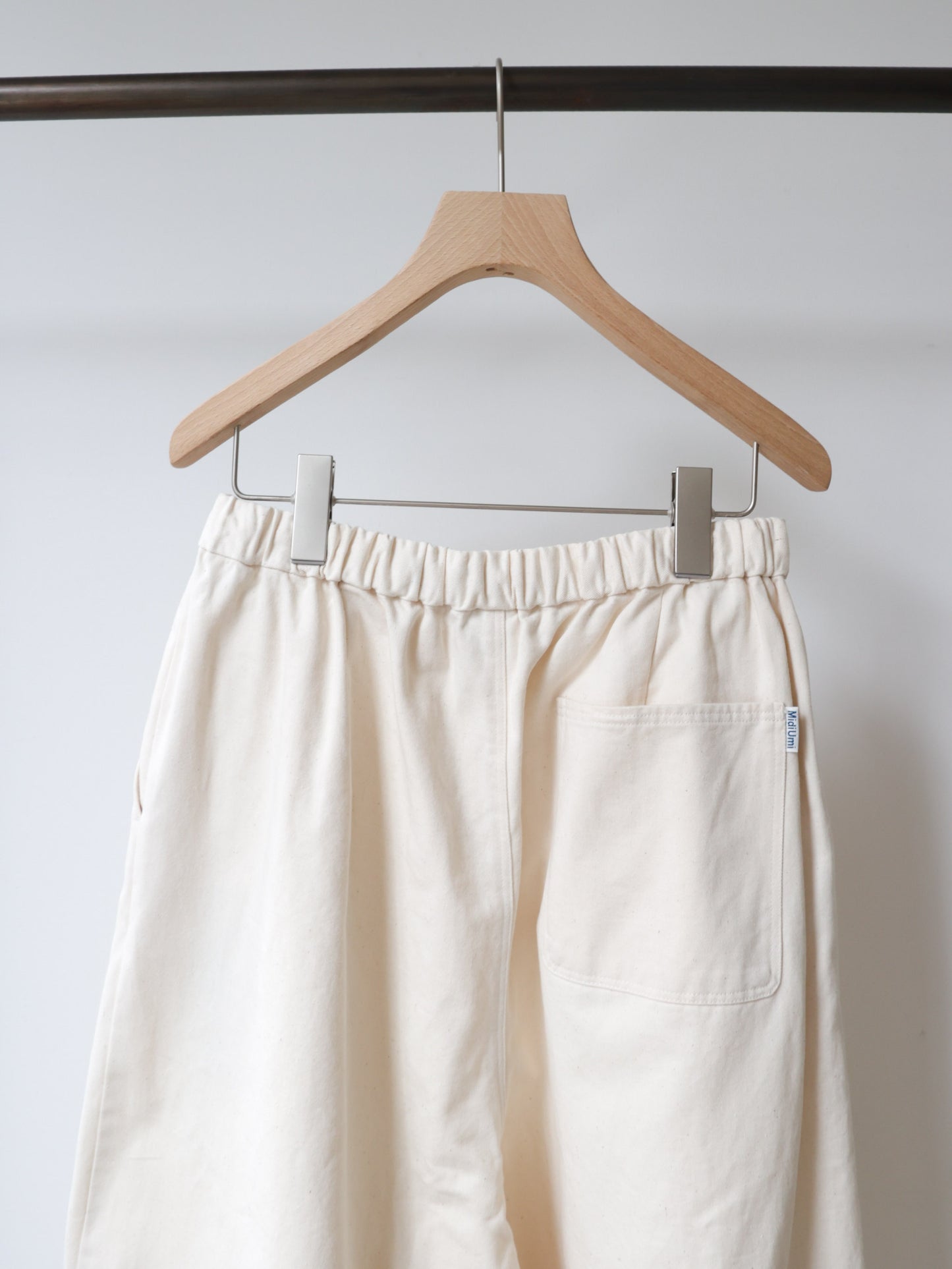 light wide tuck denim