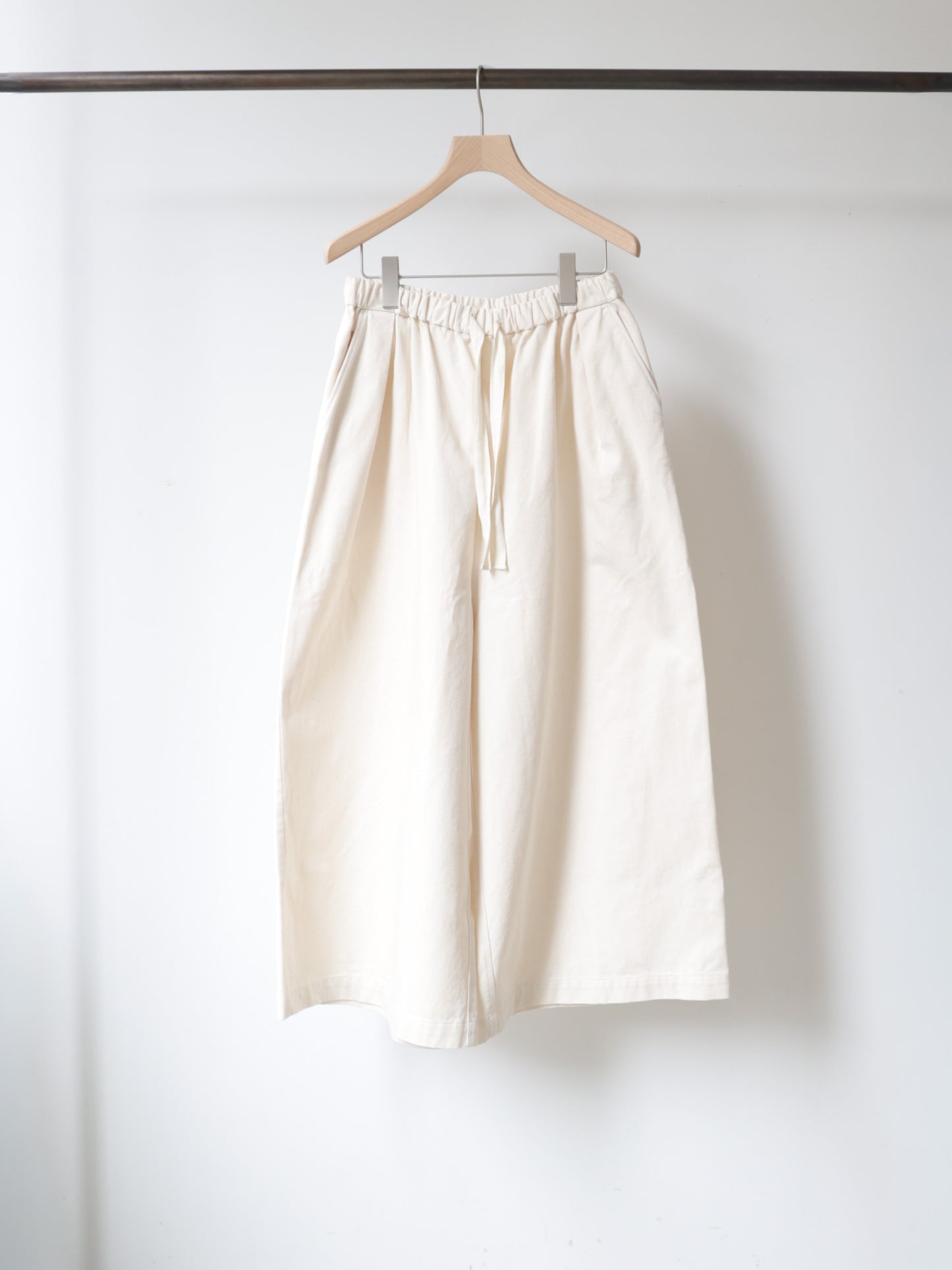 light wide tuck denim