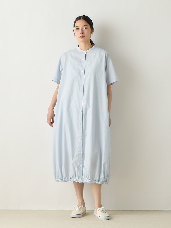 balloon shirt one-piece