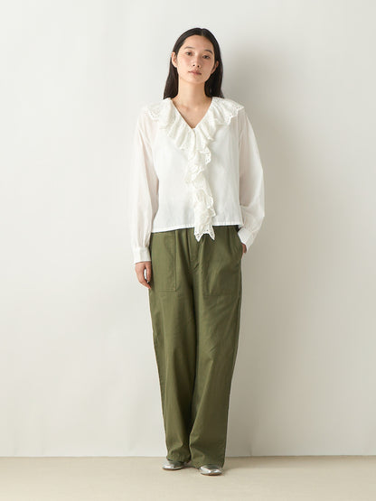 cottonlinen baker pants