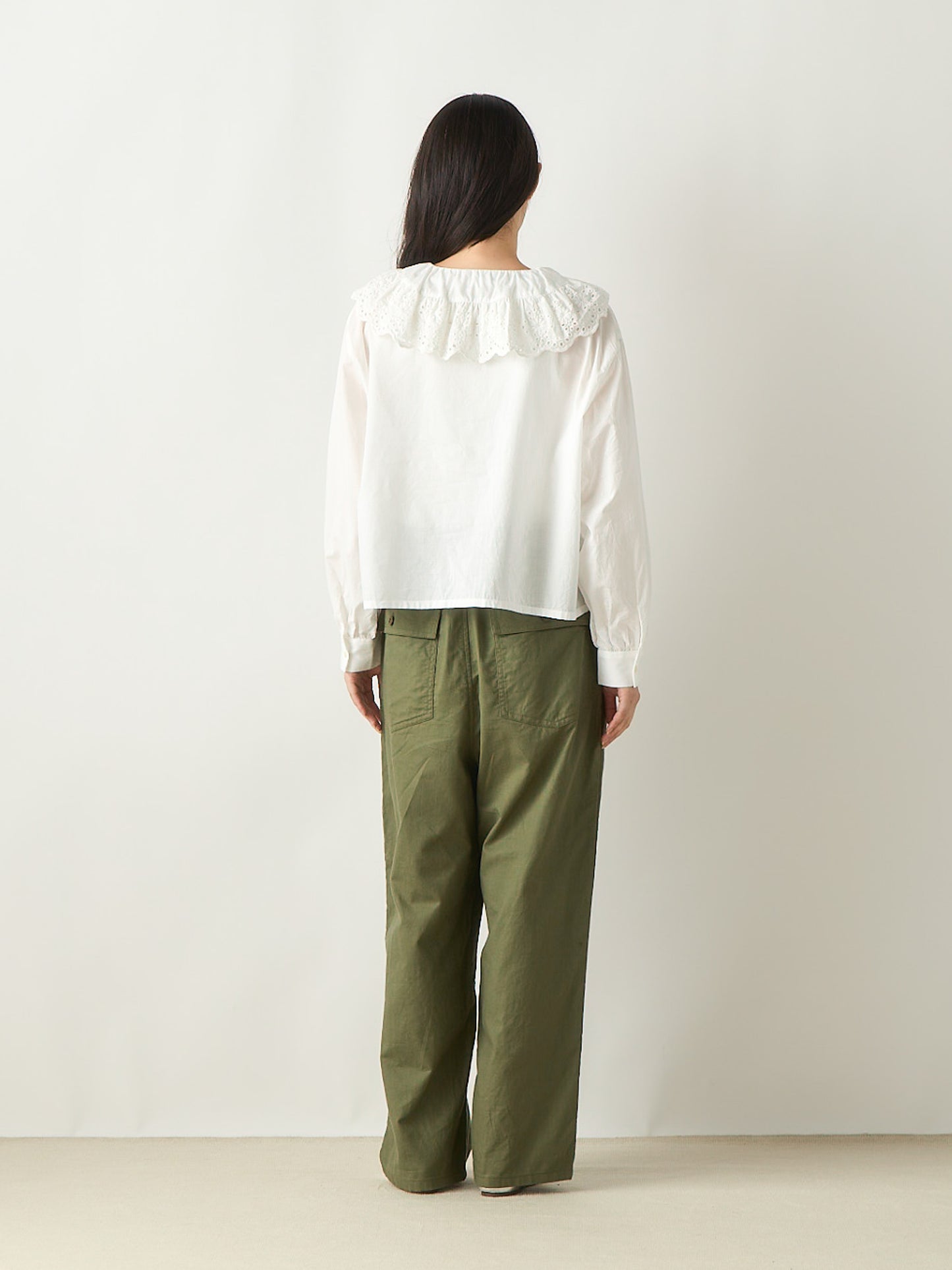 cottonlinen baker pants