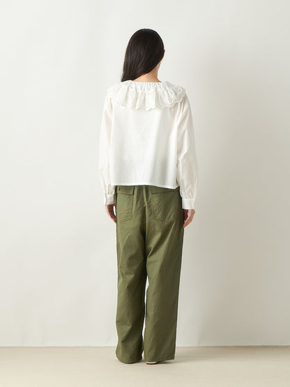 cottonlinen baker pants