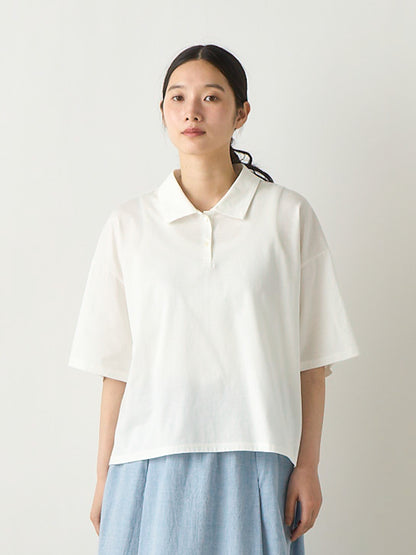 wide polo pullover