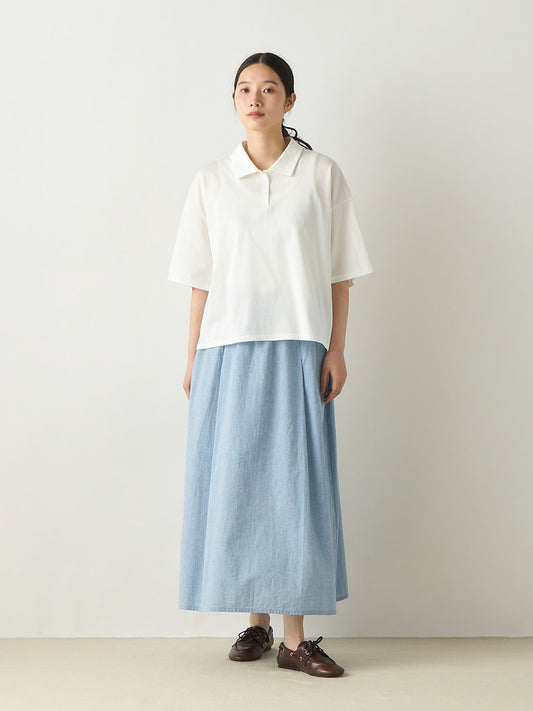 wide polo pullover