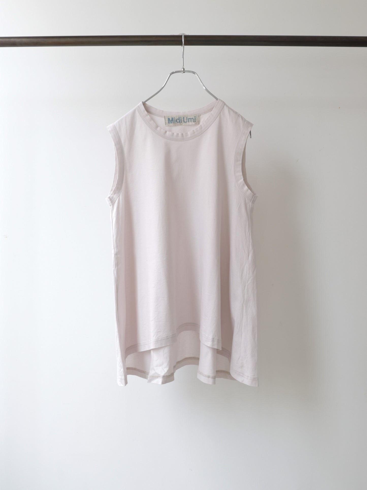 crew neck flare tank top