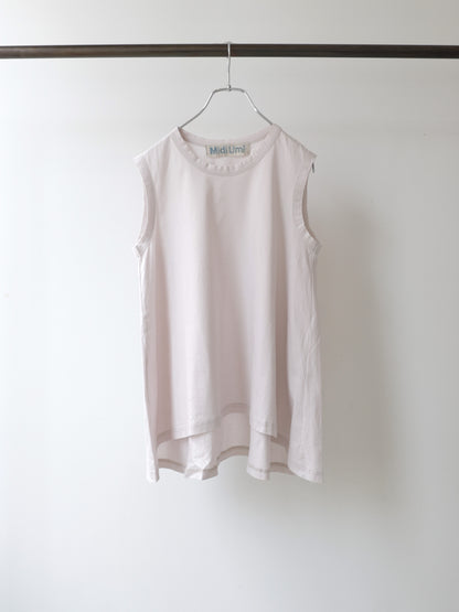 crew neck flare tank top