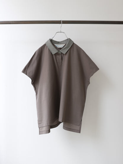polo no sleeve pullover