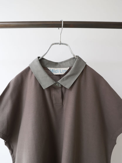 polo no sleeve pullover