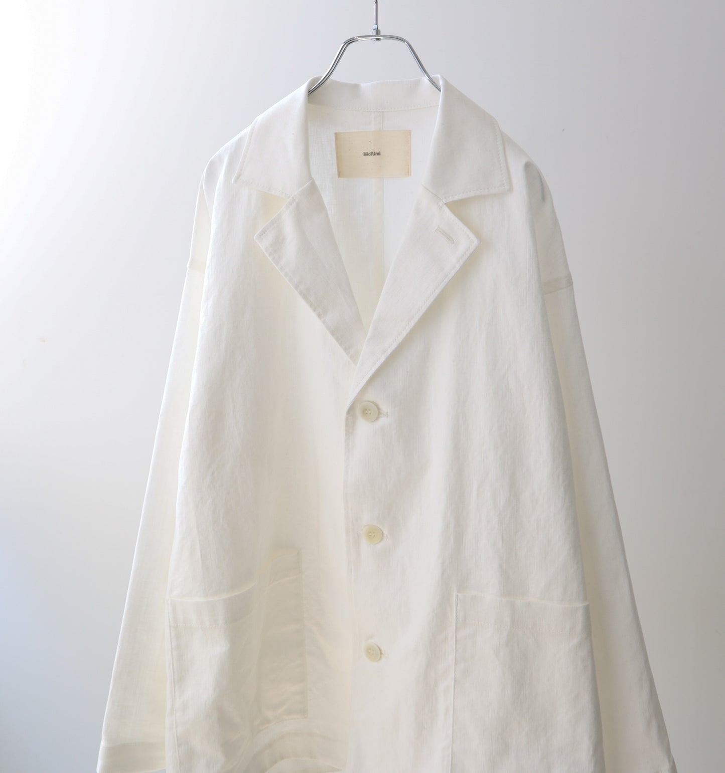 cotton linen tailored jacket