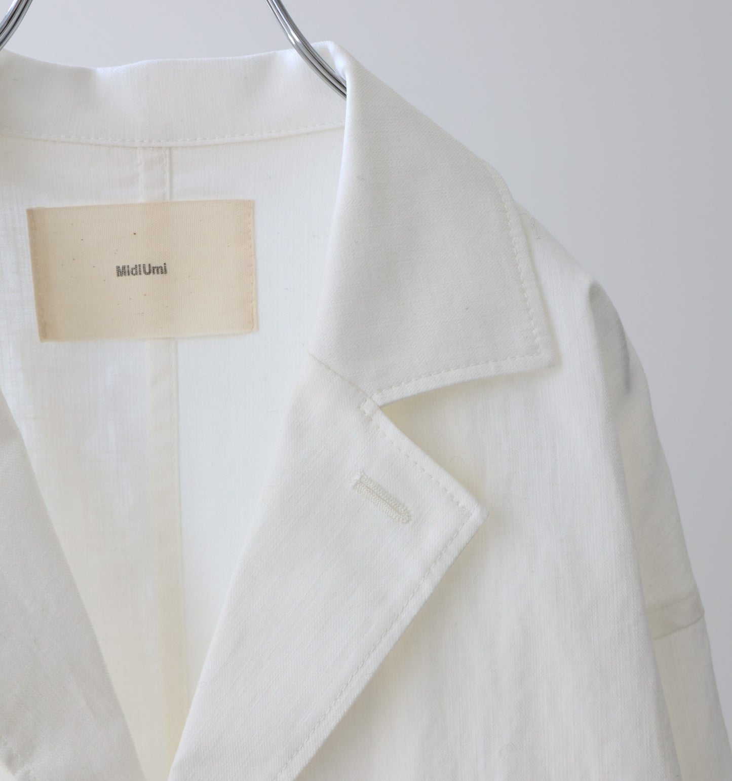cotton linen tailored jacket