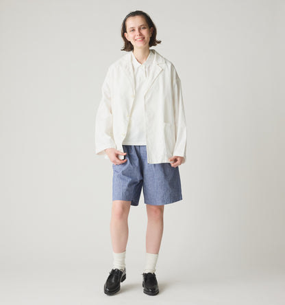 cotton linen tailored jacket