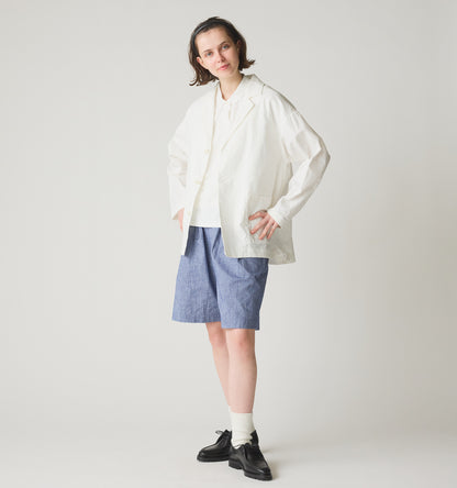 cotton linen tailored jacket