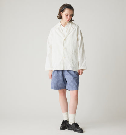 cotton linen tailored jacket