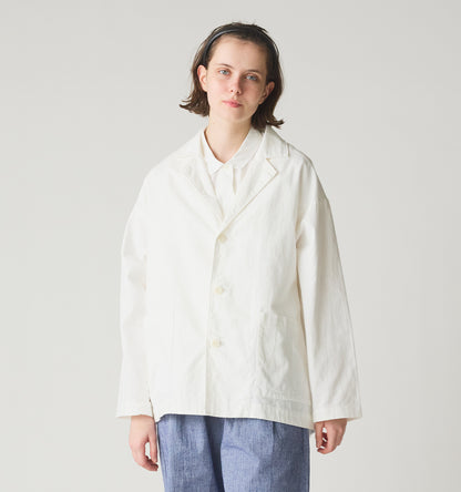 cotton linen tailored jacket