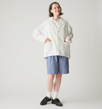 cotton linen tailored jacket