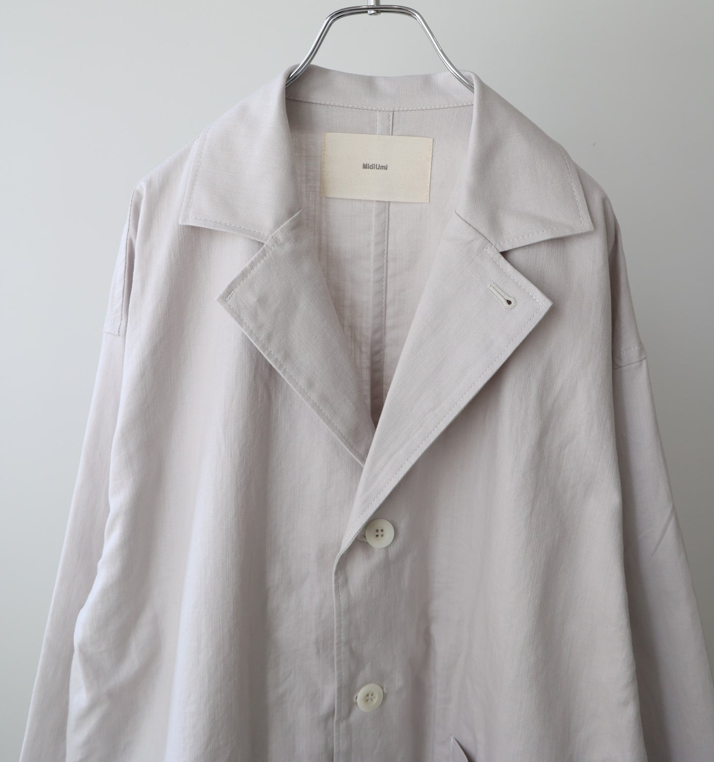 cotton linen tailored jacket